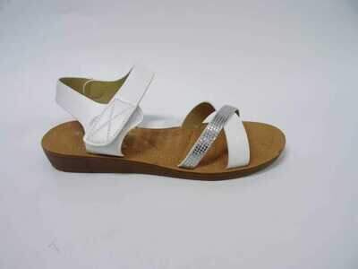 Sandały damskie 7A6142-2.WHITE (36/41,12par)