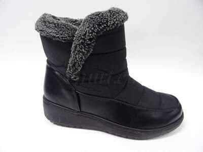 Botki damskie ocieplane 7A8810.BLACK (37/42,12par)