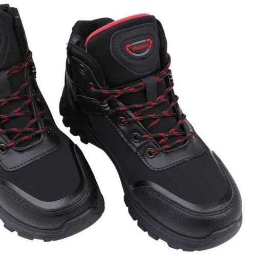 Trzewiki damskie B2046-1.BLACK/RED (36/41,8par)