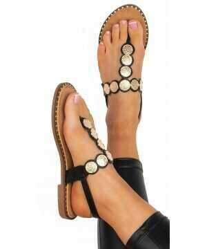 Sandały damskie 7A8661.BLACK (36/41,12par)