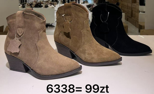 Botki damskie ocieplane 7A6338.KOLORDOWYBORU (36/41,12par)