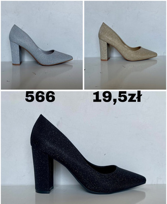 Szpilki damskie  566-1.KOLORDOWYBORU  (36/41,12par)