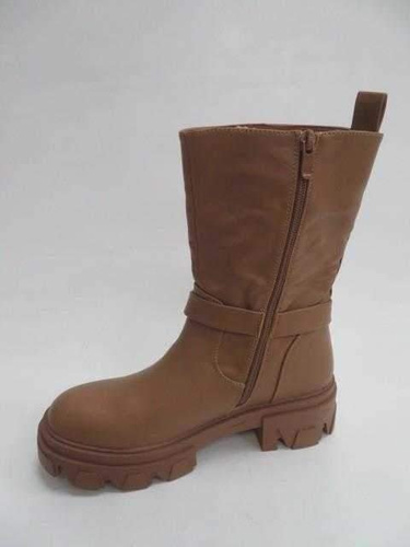 Botki damskie 7AM599.CAMEL Ocieplane (36/41,12par)