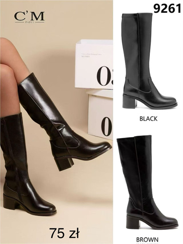Kozaki damskie 7A9261.BLACK (36/41,12par)