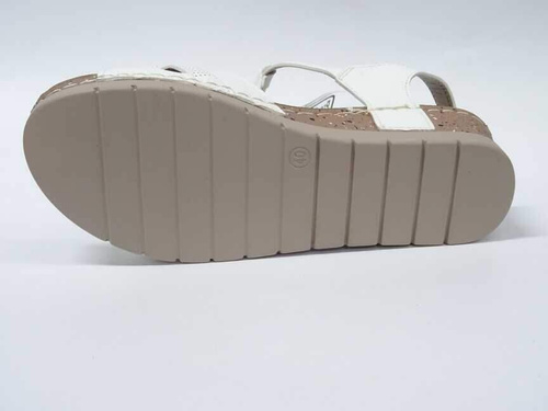 Sandały damskie 7A6781-2.WHITE (36/41,12par)