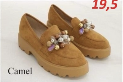 Półbuty damskie 20822-6.CAMEL (36/41,12par)