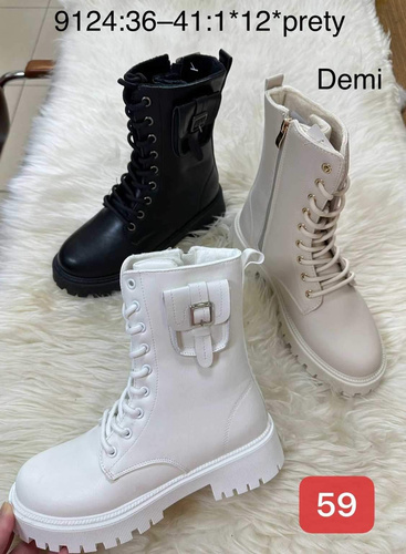 Botki damskie 7A9124.BLACK (36/41,12par)