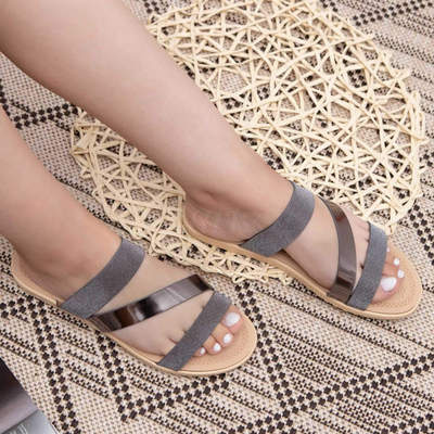 Klapki damskie 7AJM179.GUN (36/41,12par)