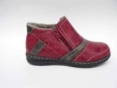 Botki damskie ocieplane   7A9662B-4.RED     (37/42,12par)