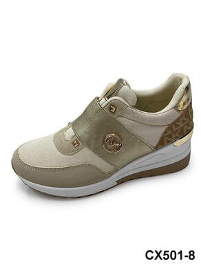Buty sportowe damskie 7ACX501-8.BEIGE (36/41,12par)