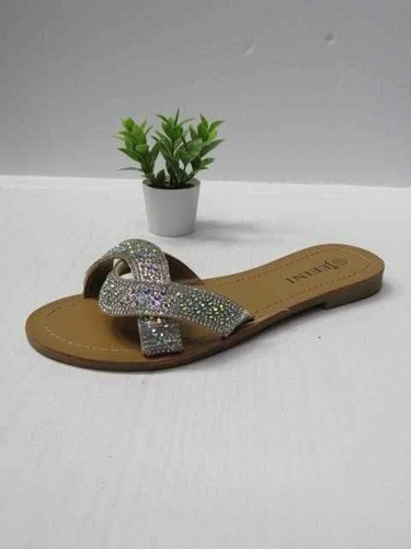 Klapki damskie 7AJ88.SILVER (36/41,12par)