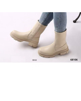 Botki damskie 7A68108.BEIGE Ocieplane (36/41,12par)