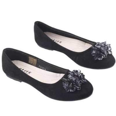 Balerinki dziewczęce   5AF31AC-1.BLACK   (31/36,12par)