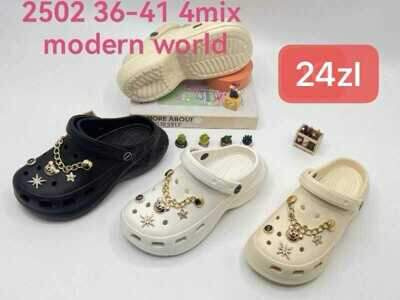 Klapki damskie 7A2502.MIX (36/41,24par)