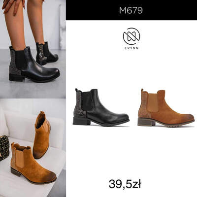 Botki damskie 7AM679.KOLORDOWYBORU (36/41,12par)