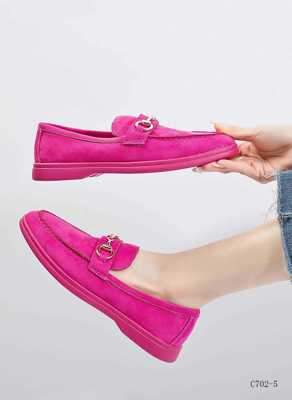 Balerinki damskie 7AC702-5.FUSHIA (36/41,12par)