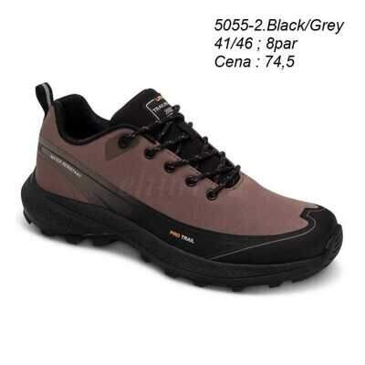 Buty sportowe męskie 9A5055-2.BLACK/GREY (41/46,8par)