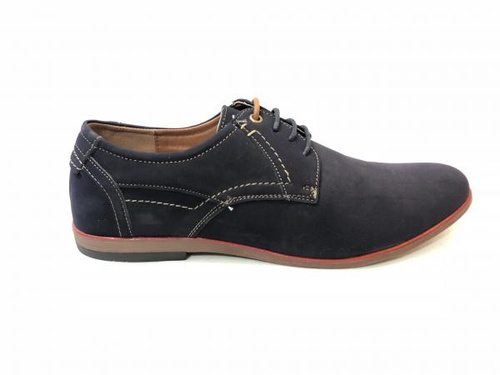 Półbuty męskie AB123A-1.BLACK/BLUE (40/45,8par)