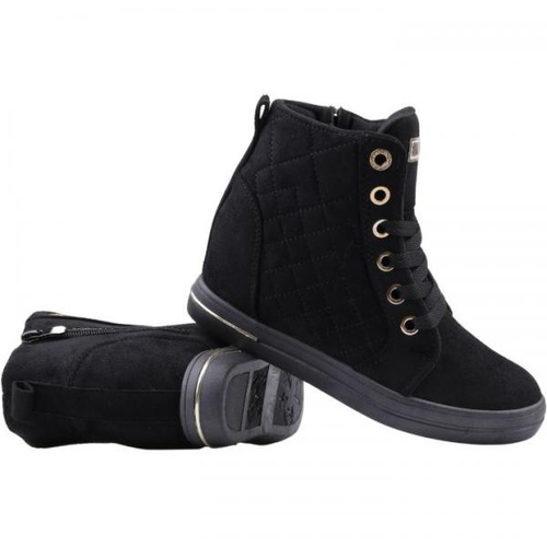 Botki damskie R243A-1.BLACK/GOLD (36/41,12par)