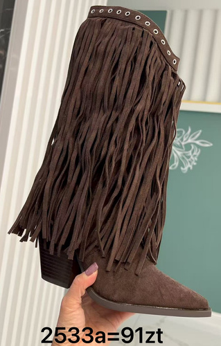 Kozaki damskie 2533.BLACK (36/41,12par)