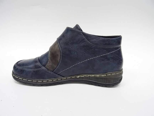 Botki damskie ocieplane  7A9652A-11.NAVY    (37/42,12par)