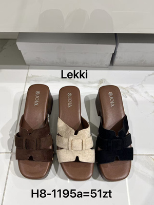 Klapki damskie 7AH8-1195A.KOLORDOWYBOR (36/41,12par)