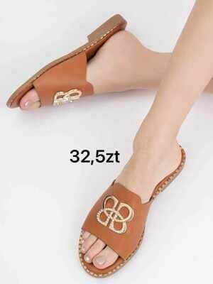 Klapki damskie 7AKK-722.KHAKI (36/41,12par)