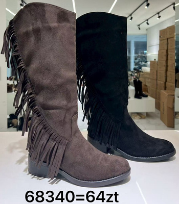 Kozaki damskie 68340.KOLORDOWYBORU (36/41,12par)