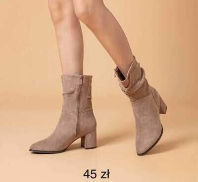 Botki damskie HQ339.BEIGE (36/41,12par)