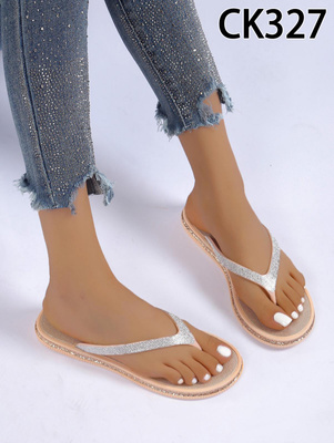 Klapki damskie CK327.GOLD (36/41,12par)