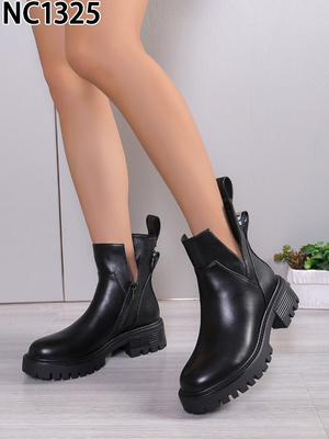 Botki damskie ocieplane 7ANC1325.BLACK (36/41,12par)