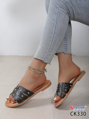 Klapki damskie 7ACK330.BLACK (36/41,12par)