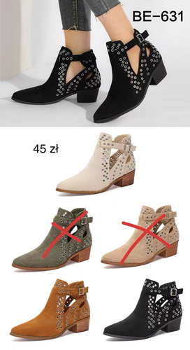 Botki damskie ocieplane 7ABE631.BEIGE (36/41,12par)