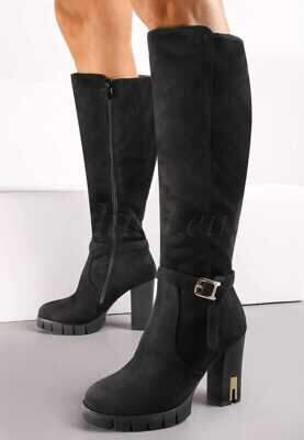 Kozaki damskie 7AHB-239.BLACK (36/41,12par)