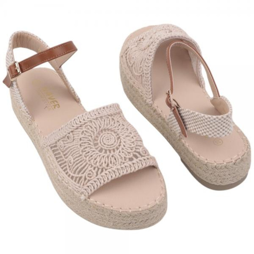 Sandały damskie F210-9.BEIGE (36/41,12par)