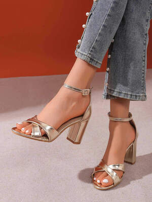 Czółenka damskie 7AM525.GOLD (36/41, 12par)