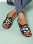 Klapki damskie   7AHU512.BLACK  (36/41,12par)