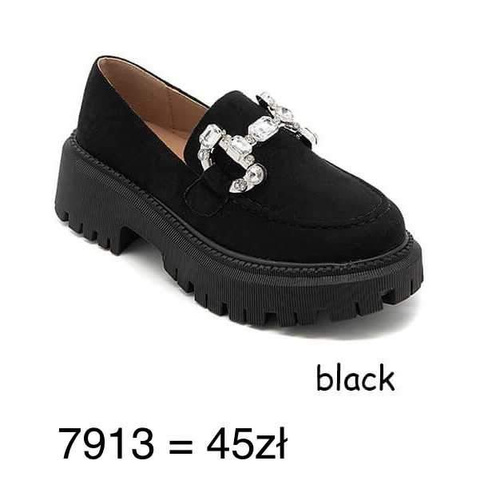 Półbuty damskie 7A7913.BLACK (36/41,12par)