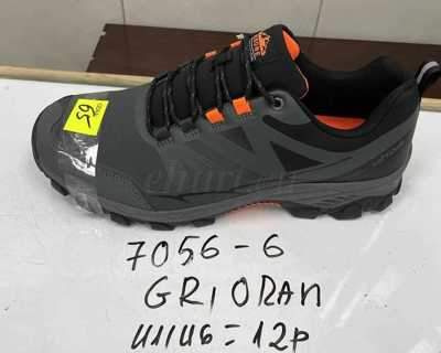 Buty sportowe męskie 9A7056-6.GREY/ORANGE (41/46,12par)