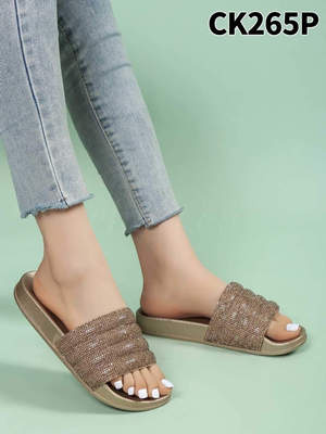 Klapki damskie 7ACK265.GOLD (36//41,12par)