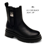 Botki damskie B-3-1381.BLACK (36/41,8par)