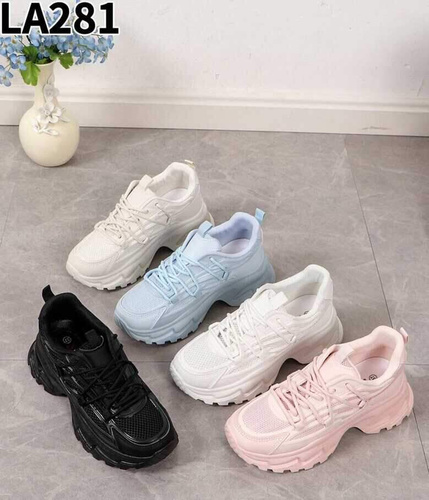 Buty sportowe damskie LA281.WHITE (36/41,12par)