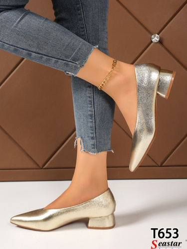 Czółenka damskie 7AT653.GOLD (36/41 12par)