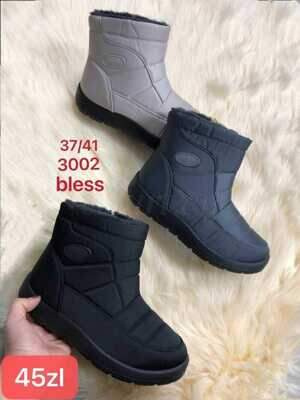 Botki damskie ocieplane 7A3002.KOLORDOWYBORU (37/41,12par)