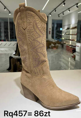 Kozaki damskie 7ARQ457.KHAKI (36/41,12par)