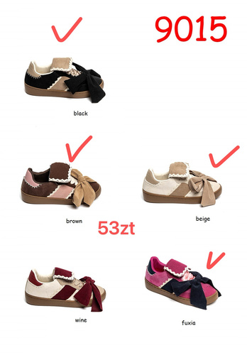 Buty sportowe damskie 7A9015.BROWN  (36/41,12par)