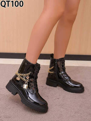 Botki damskie ocieplane QT100.BLACKPETENT (36/41,12par)