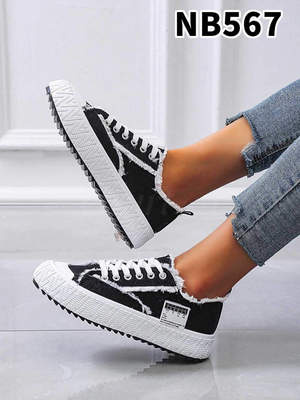 Trampki damskie 7ANB567.BLACK (36/41,12par)