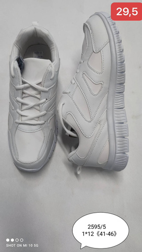 Buty sportowe męskie 2595-5.WHITE (41/46,12par)