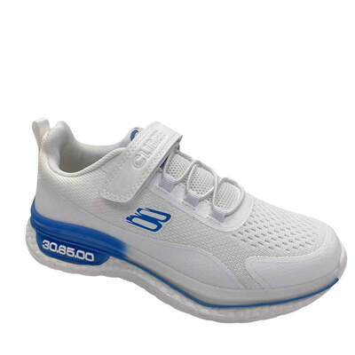 Buty sportowe chłopięce 5AEC265.WHITE/BLUE (32/37,12par)